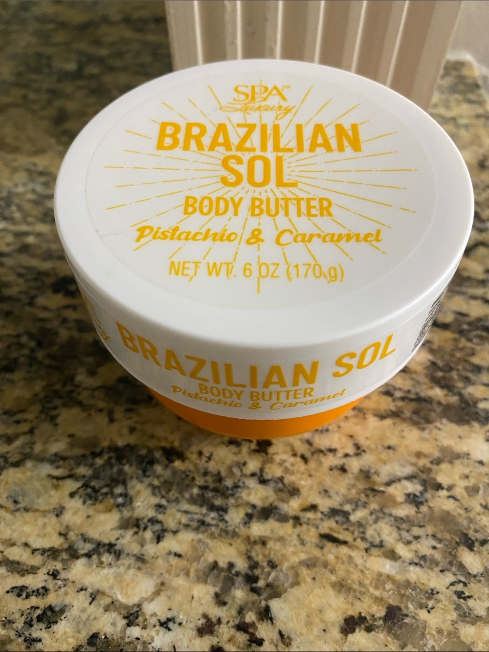 Brazilian Sol Body Butter - Pistachio & Caramel Sealed 6 oz. NWT.